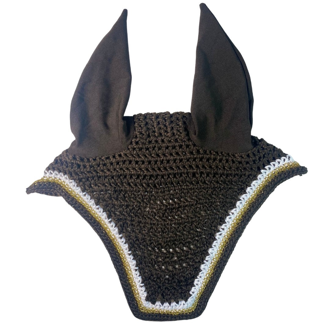 Tri-Colored Fancy Fly Veil with Ears