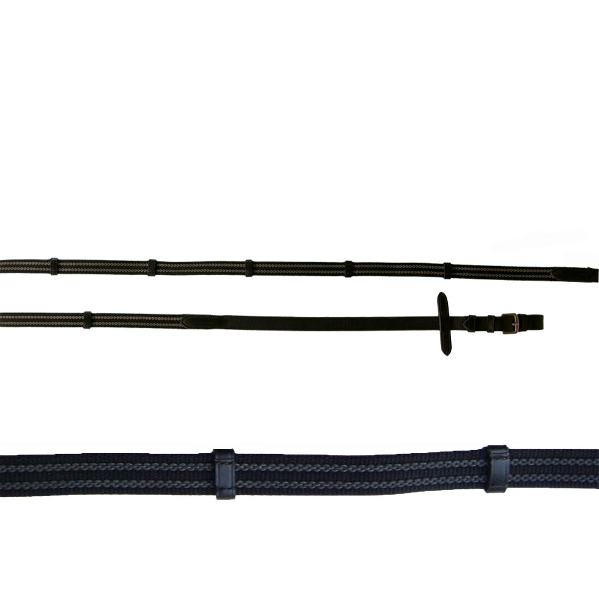 Pro Trainer Rubber Web Reins Full