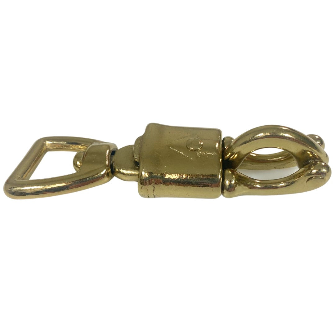 #1001 Brass Plate Panic Square Eye Swivel Snap 1" (special order)