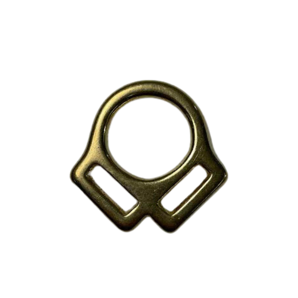 #369 Solid Brass Halter Square 5/8", 5mm