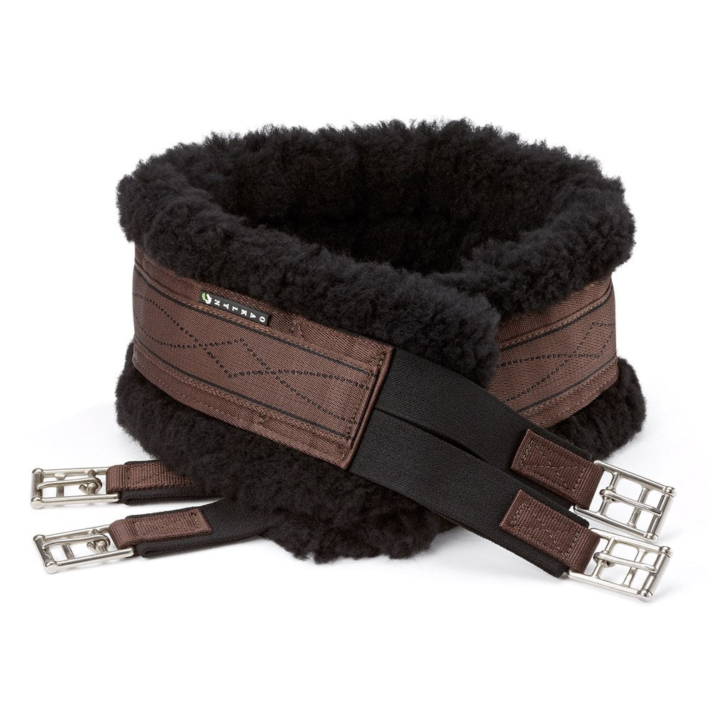 Oaklyn Terra Girth with Black Fancy Stitch