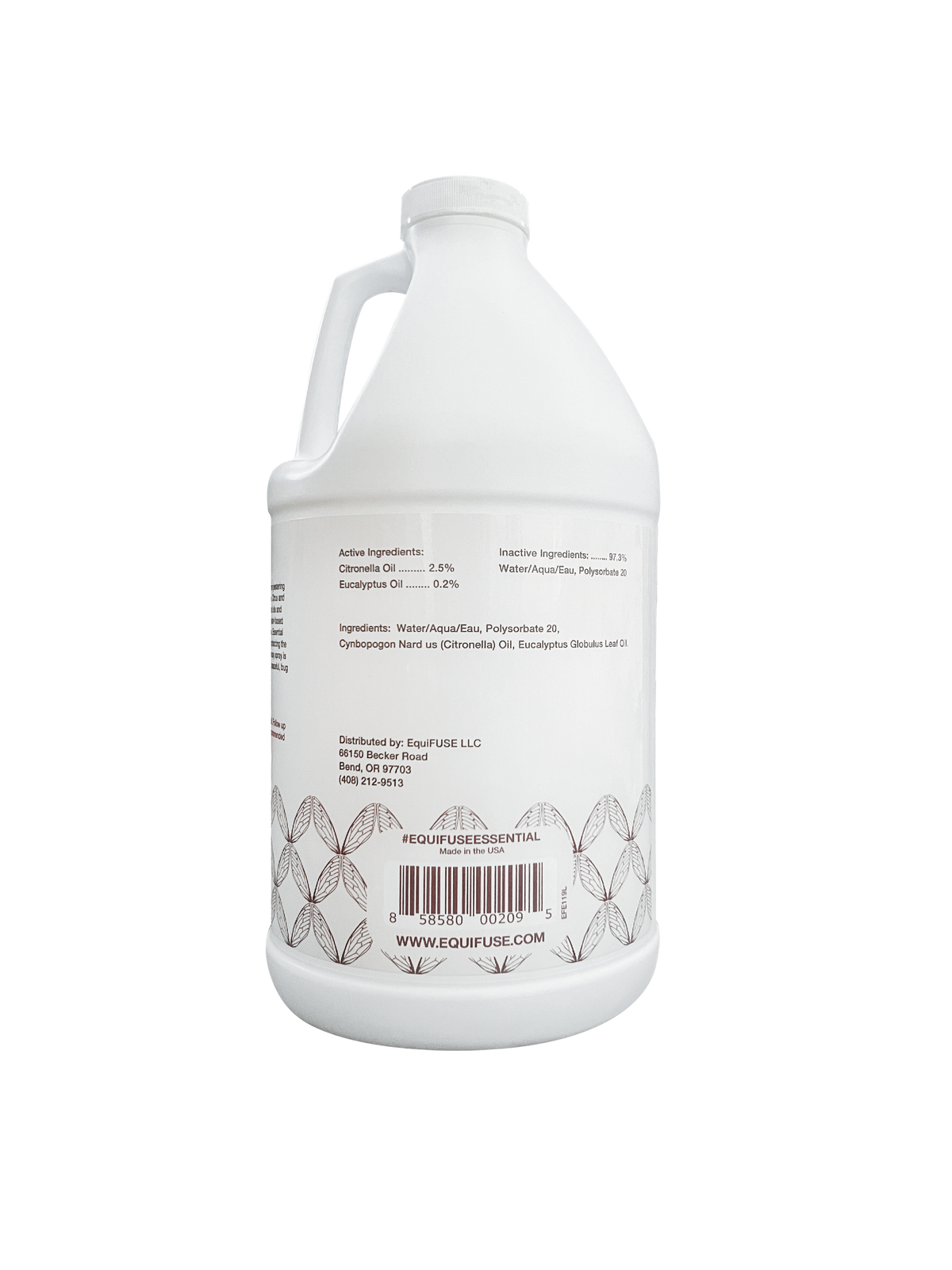 EquiFUSE Essential Fly + Bug Repellent Spray - 64 oz