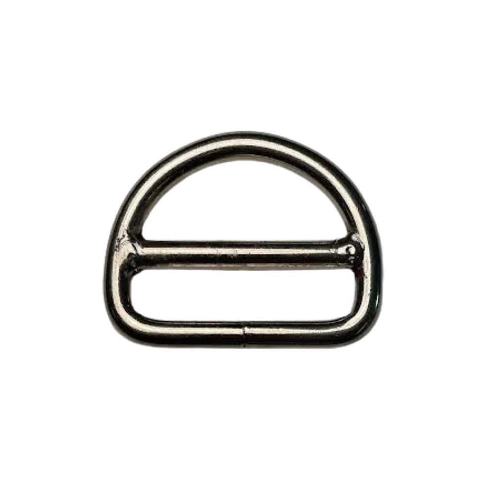 Nickle Plate Double Bar Welded Dee 2"