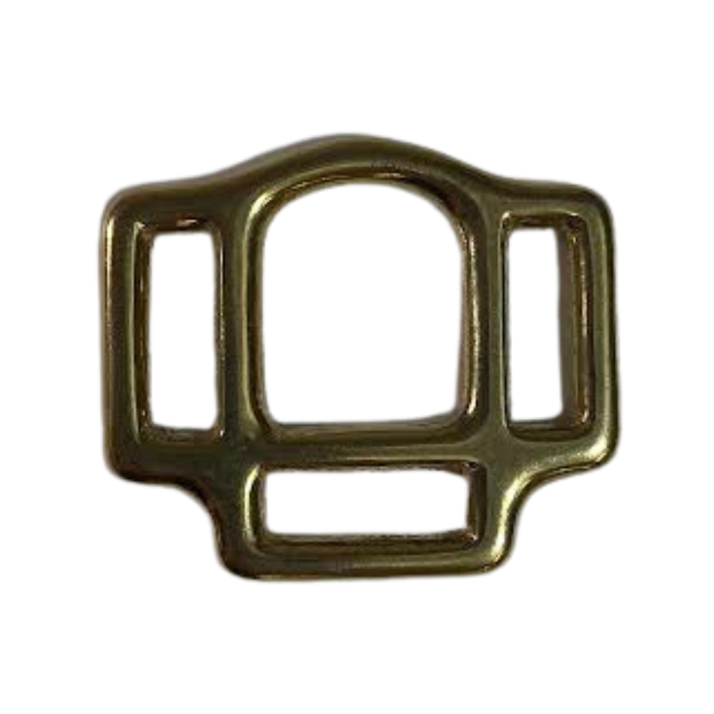 #370 Solid Brass Halter Square 1/2"