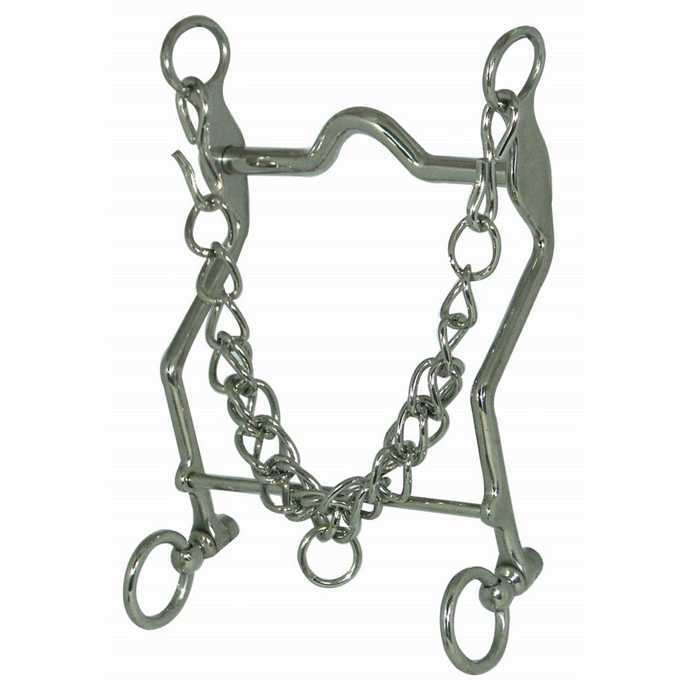 Coronet Low Port Paso Fino Stainless Steel Bit 4-3/4"