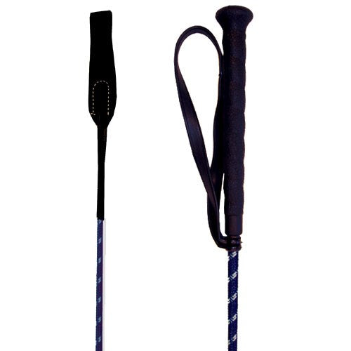 Colorful Striped Riding Crop with Loop 29"