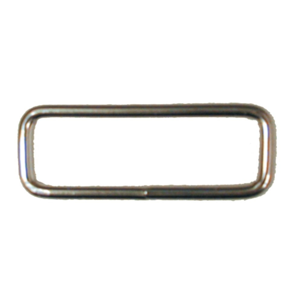 Nickle Plated Welded Loop 1.5" x 7/16" 2.5mm (special order)
