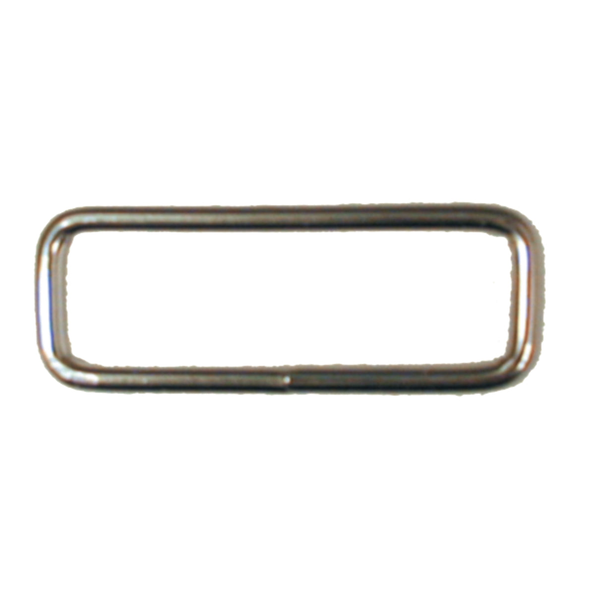 Nickle Plated Welded Loop 1.5" X .75" 4mm (special order)