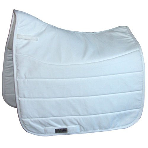 Dressage Cotton Square Saddle Pad - White