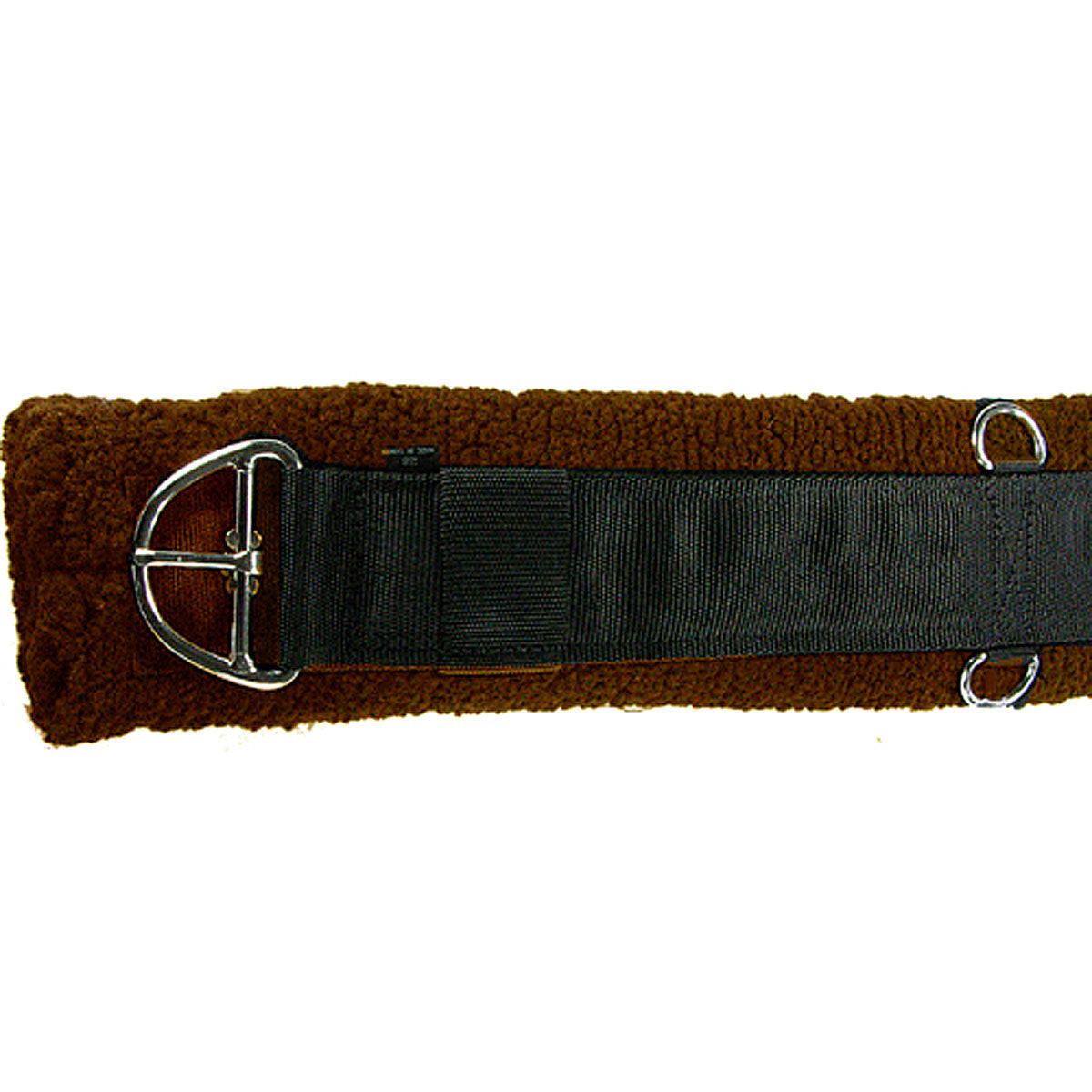 Western Fleece Girth with Nickle Plate Buckles