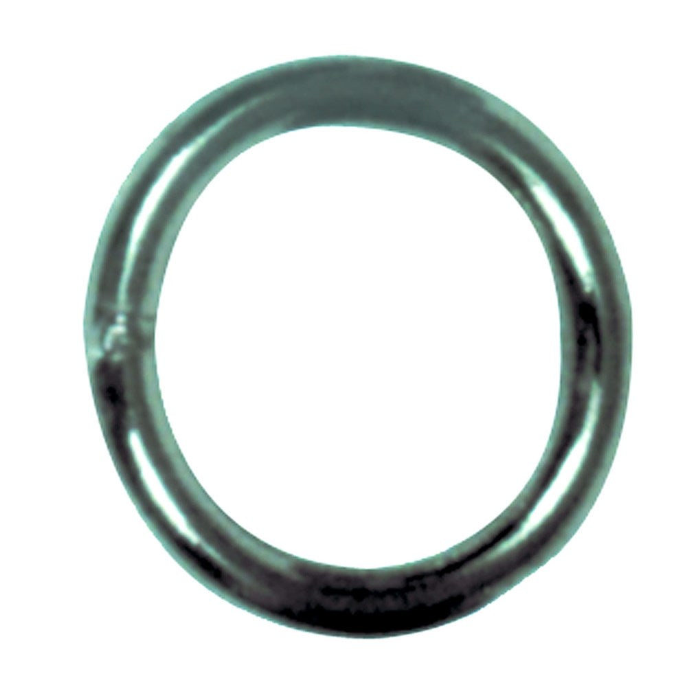 #4 Welded Nickle Plate Ring 1-1/4" 5.8mm (special order)