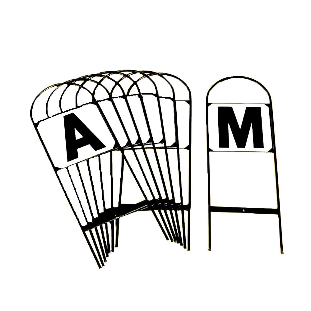 Dressage Markers Set of 8 - A B C E F H K M Letters