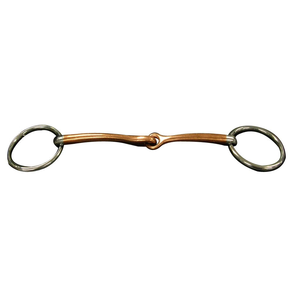 Copper Triangle Snaffle Bit 5" with 1-1/2" Rings