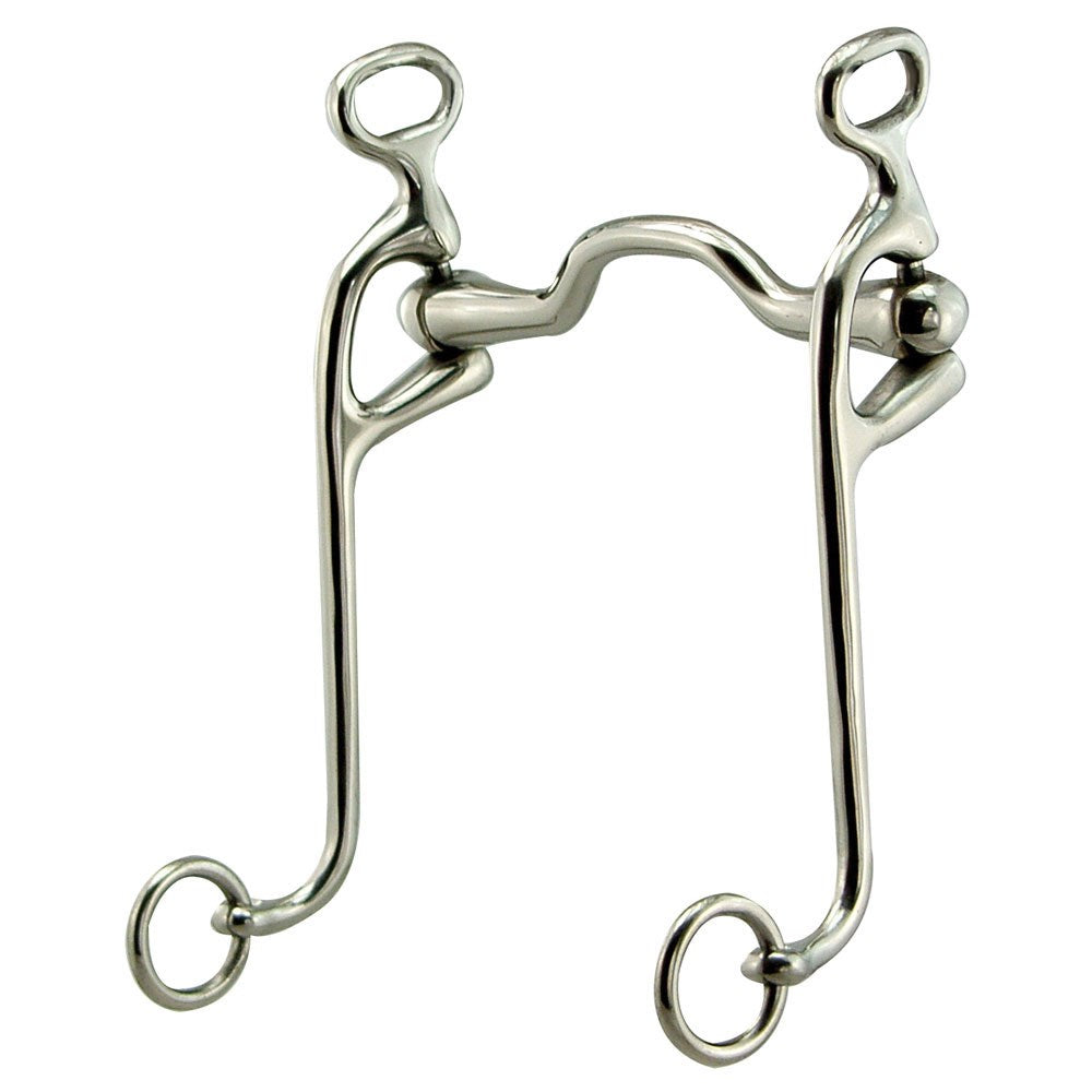 Stainless Steel Loose Cheek Medium Port Walking Horse 5"