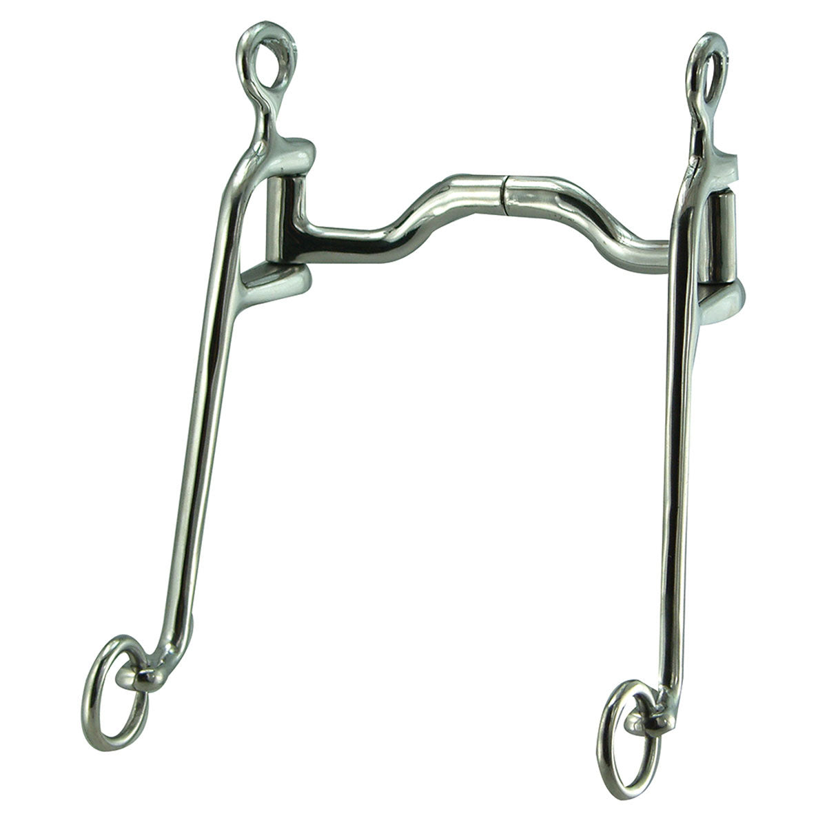 Robart Pinchless Medium Port Loose Cheek Bit 5"