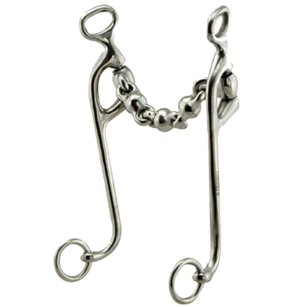 Stainless Steel Walking Horse Waterford Mouth Bit 5" with 8" Shanks 18mm