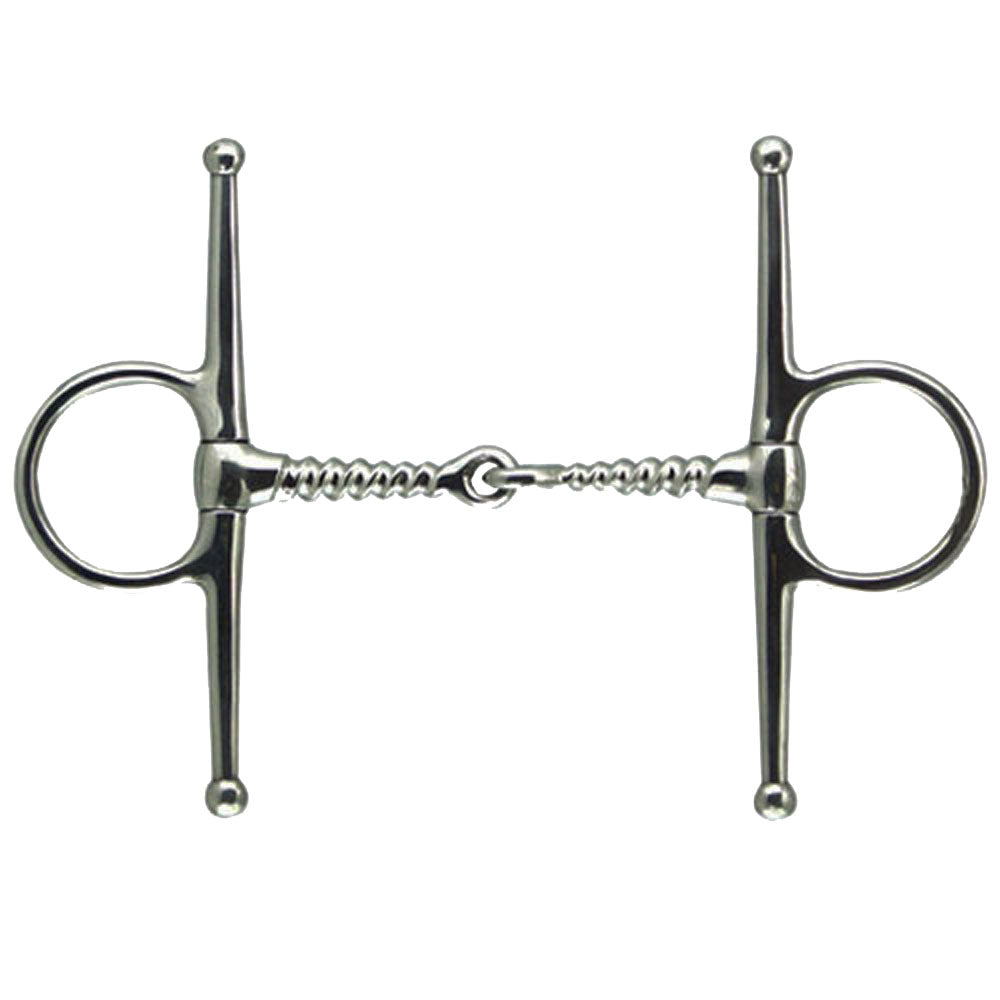 Full Cheek Stainless Steel Corkscrew Bit 4-1/2" with 5" Cheeks