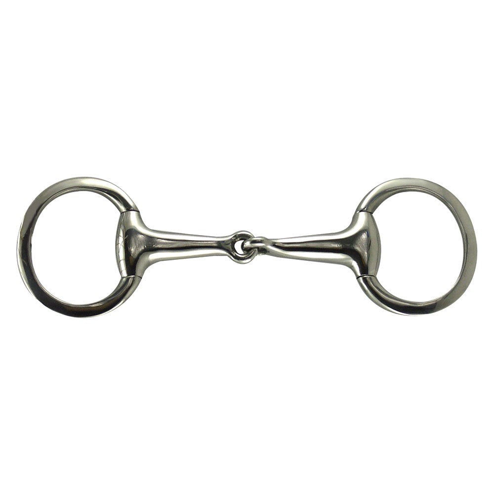 Hollow Mouth Eggbutt Stainless Steel Snaffle Bit