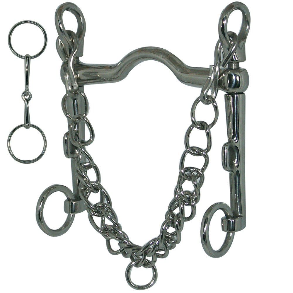 Coronet Weymouth Stainless Steel Bradoon Bit