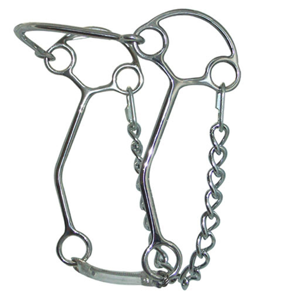 Hackamore Metal Drop Nose Side Pull Stainless Steel Bit