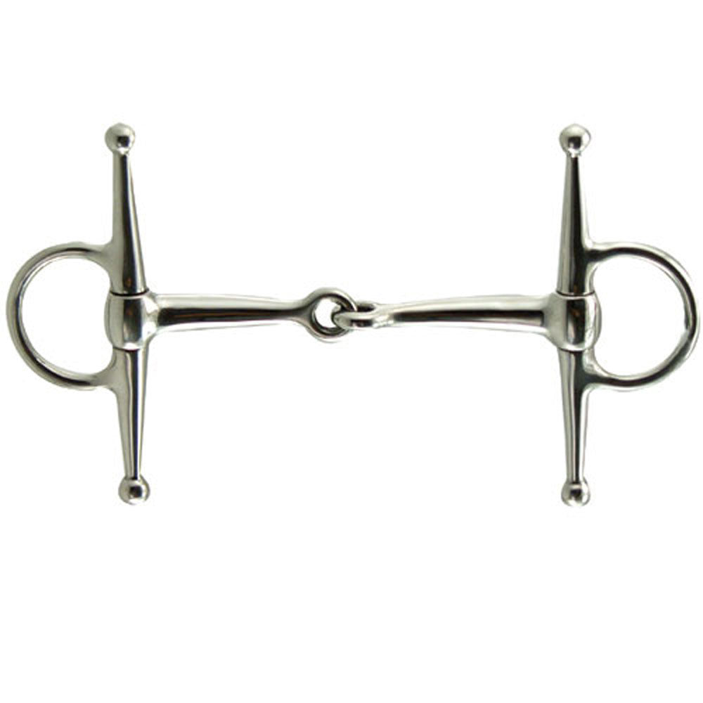 Full Cheek Snaffle Stainless Steel Mout Bit 5" with 5" Cheeks