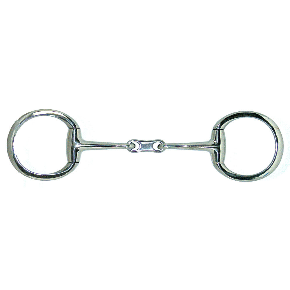 Eggbutt French Link Snaffle Stainless Steel Bit