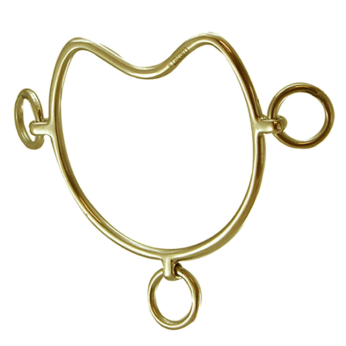 Chifney Ported Solid Brass Bit 5"