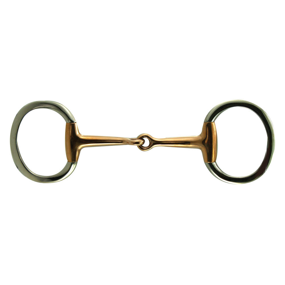 Eggbutt Copper Mouth Snaffle Stainless Steel Bit