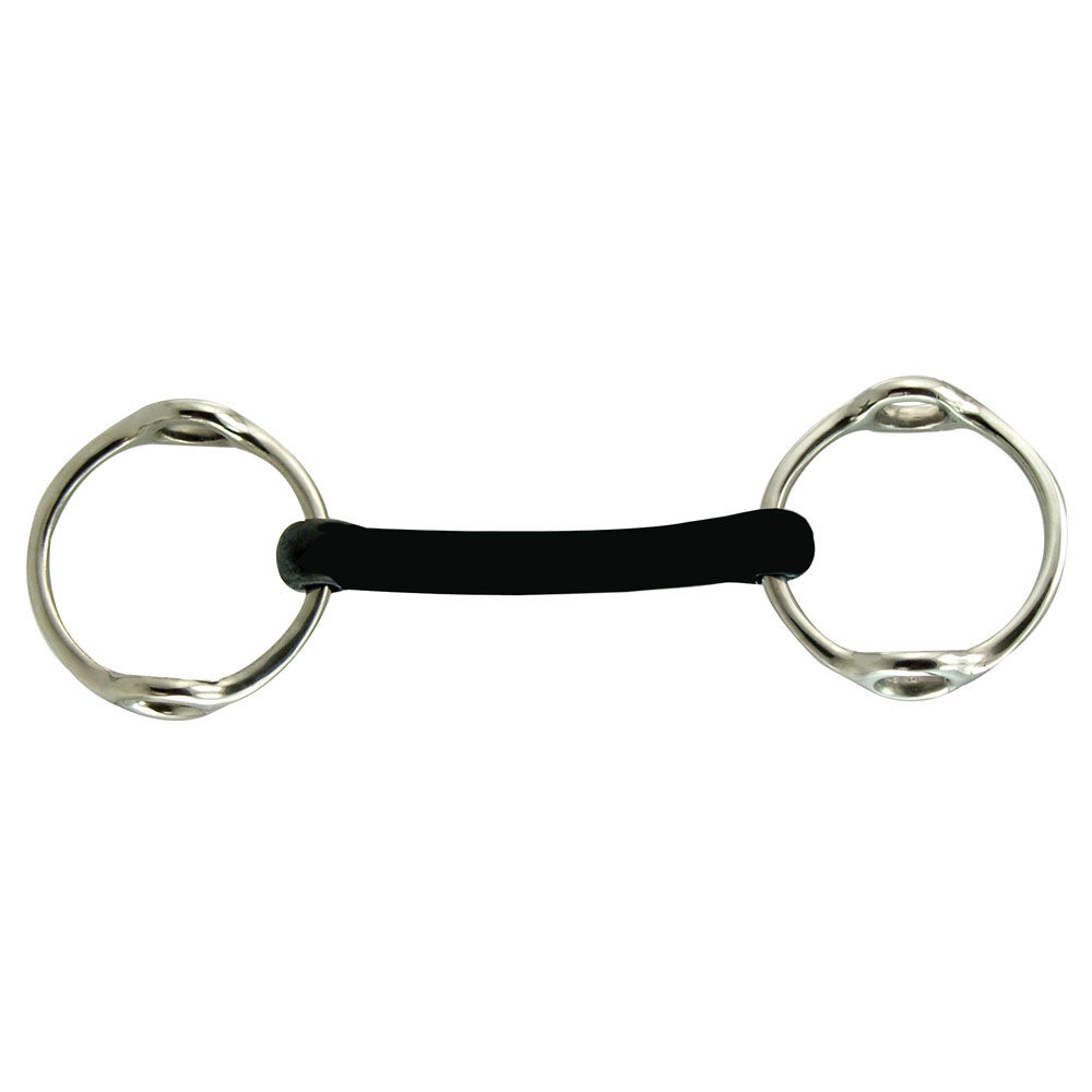 Hard Rubber Stainless Steel Mullen Mouth Gag Bit