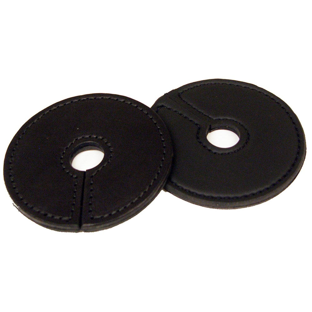 Leather Bit Guards with Maxtra - Black