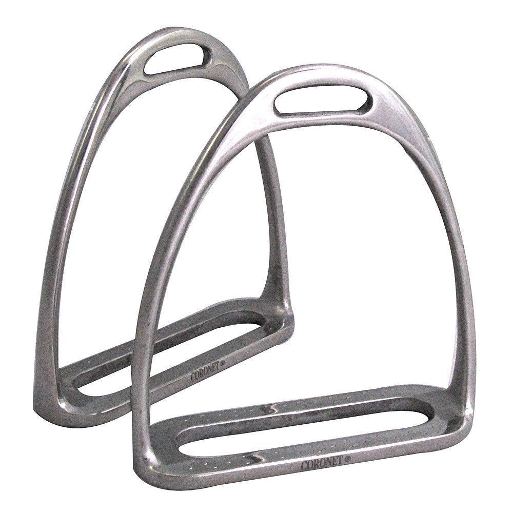 Coronet Picked Tread Exercise Stirrup Irons