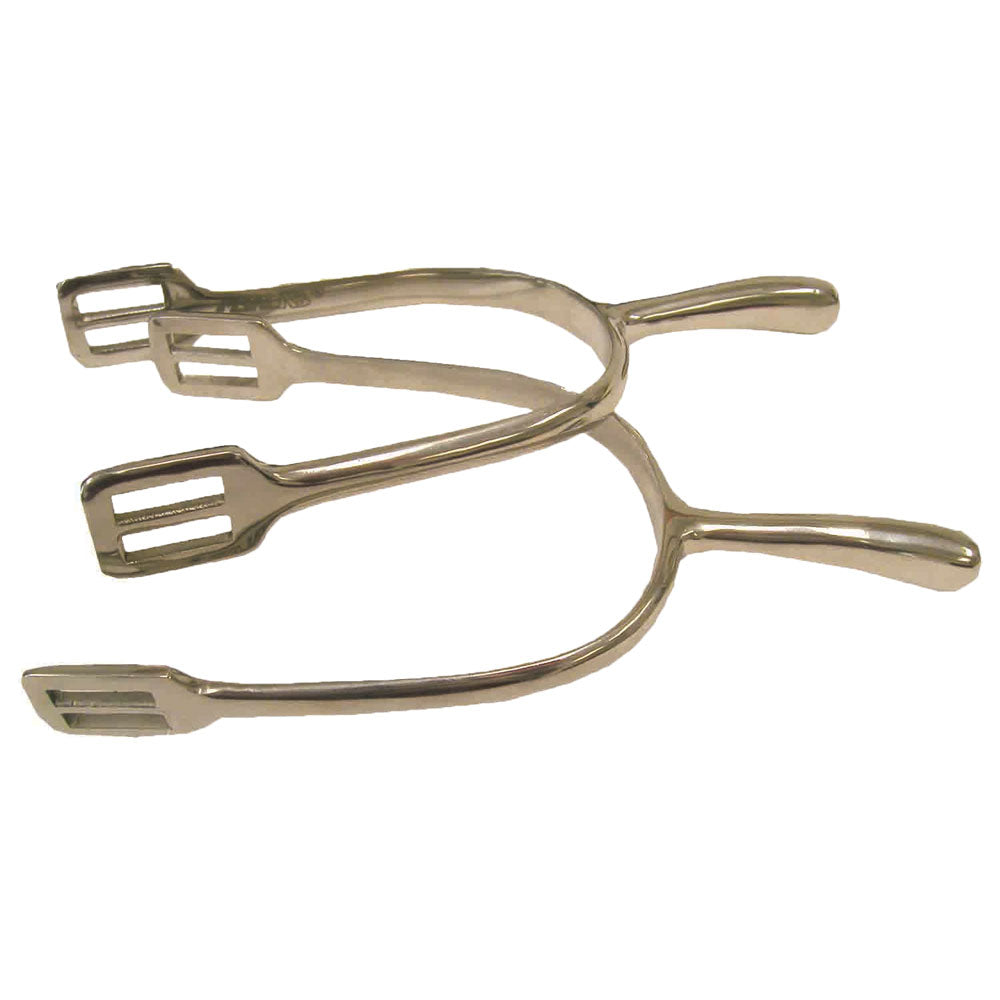 Coronet Long Neck Stainless Steel Mens Dressage Spurs