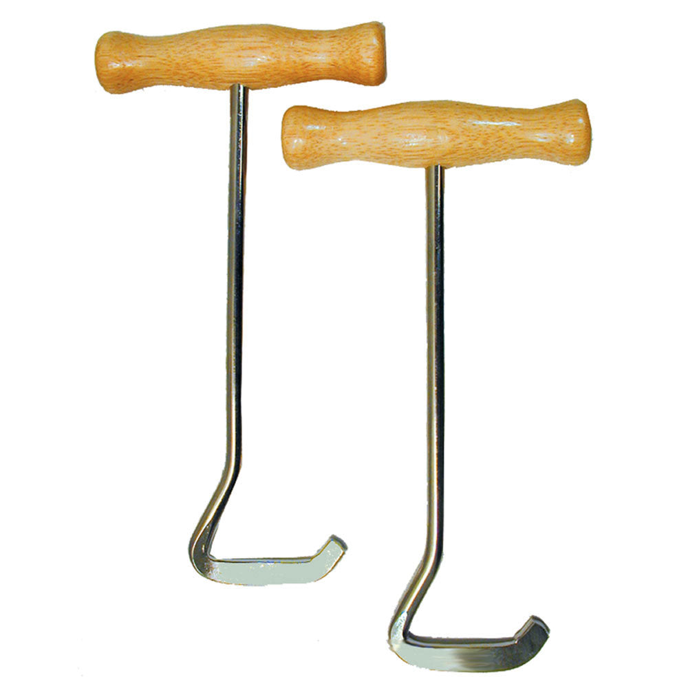 Wooden Handle Boot Pulls - Sold in Pairs