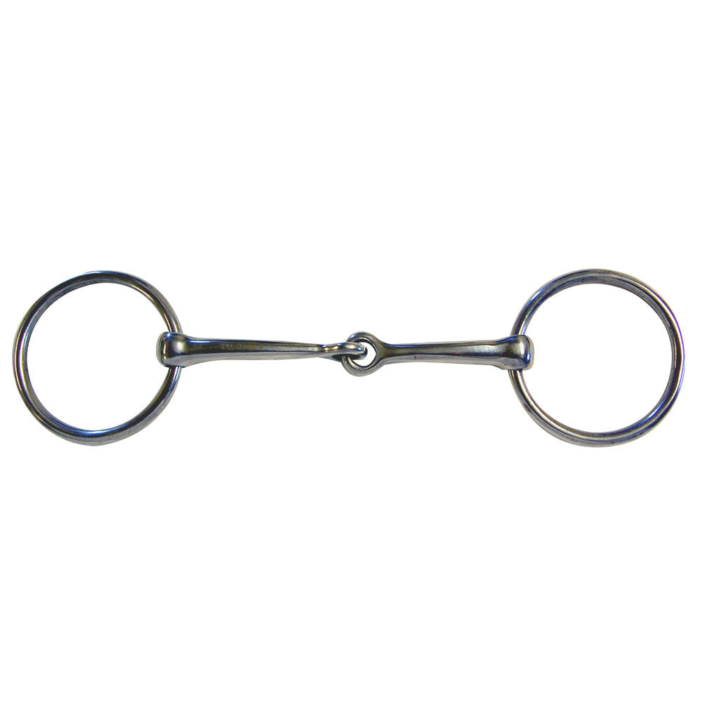 Loose Ring Stainless Steel Team Snaffle Bit 6-1/4"