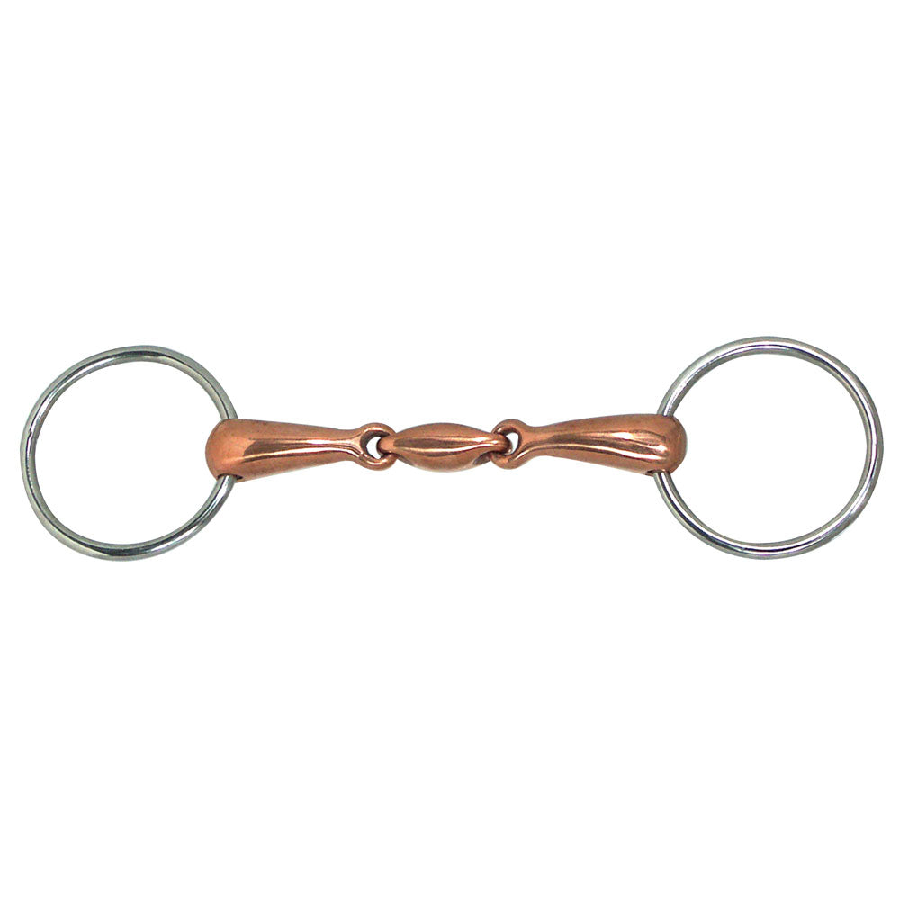 Coronet Loose Ring Copper Mouth and Brass Oval Bean Bit