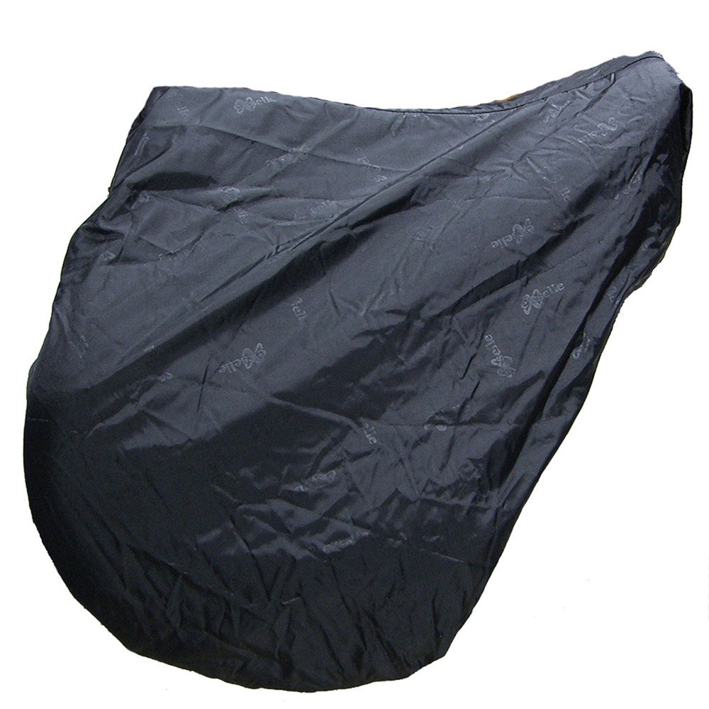 English Plush Lined Dressage Saddle Cover - Black