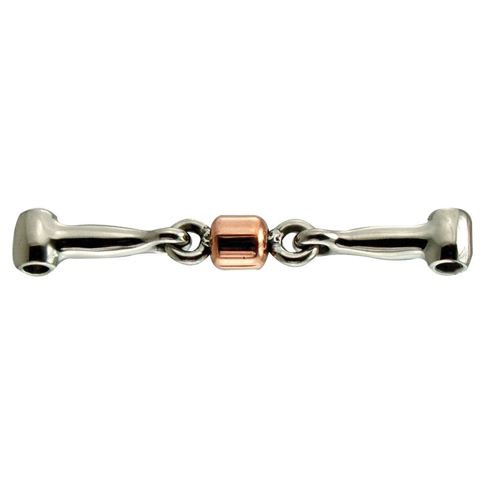 Walking Horse Jointed Mouthpiece Bit with Copper Roller