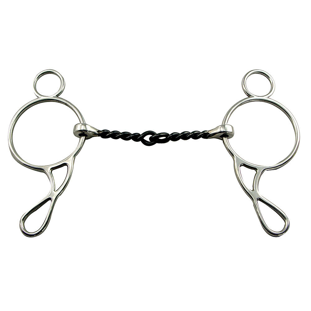 Wonder Gag Stainless Steel Sweet Iron Twist Snaffle Bit 5"