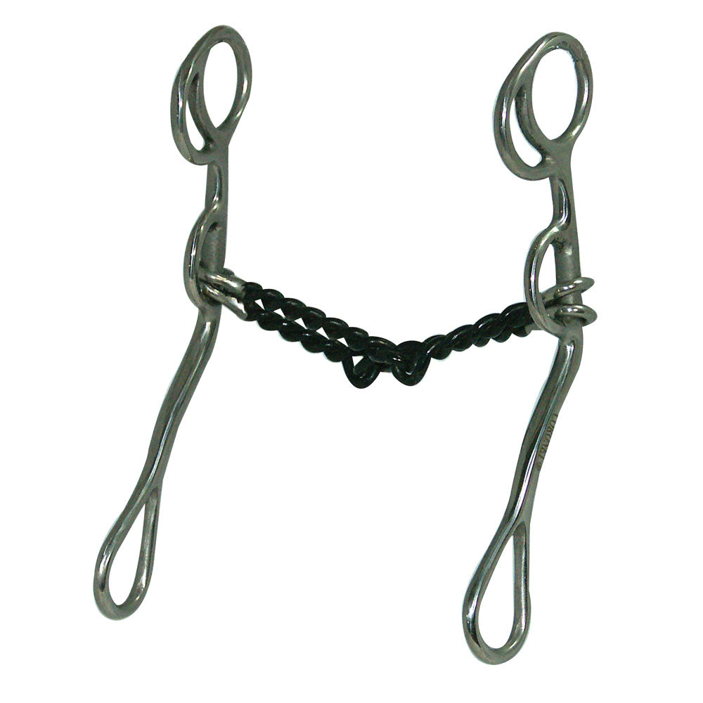 Coronet Double Twisted Wire Jointed Sweet Iron Mouth Bit 5"