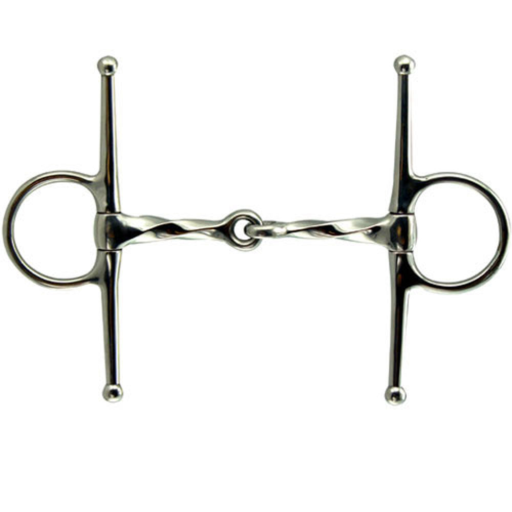 Coronet Full Cheek Slow Twist Stainless Steel Snaffle Bit