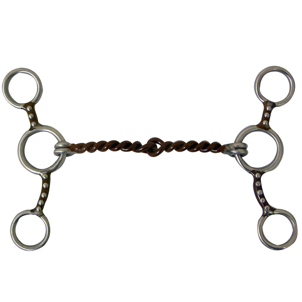 Coronet Jr Cow Horse Twisted Wire Snaffle Bit 5"