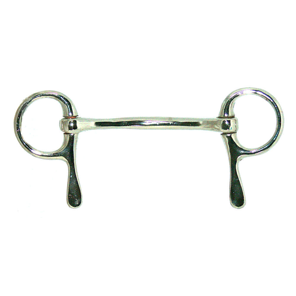 Mini Malleable Iron Mullen Mouth Half Cheek Bit