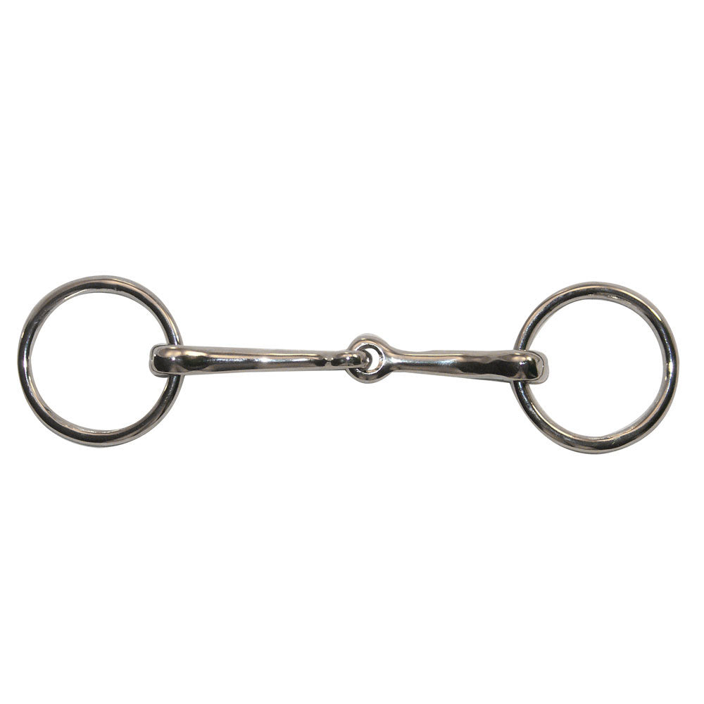Stainless Steel Pony Loose Ring Snaffle Bit 3-1/2"
