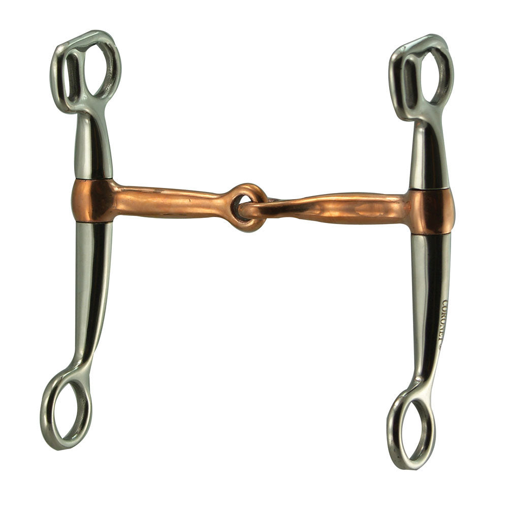 Tom Thumb Copper Mouth Western Snaffle Bit