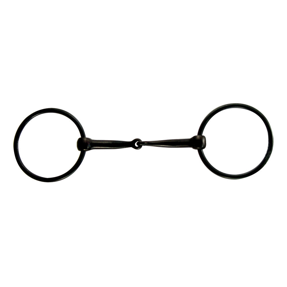 Loose Ring Black Sweet Iron Snaffle Bit
