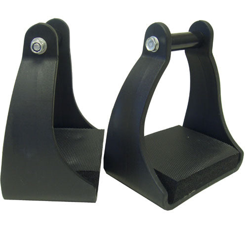 Plastic Shenandoah Trail Stirrups - Black