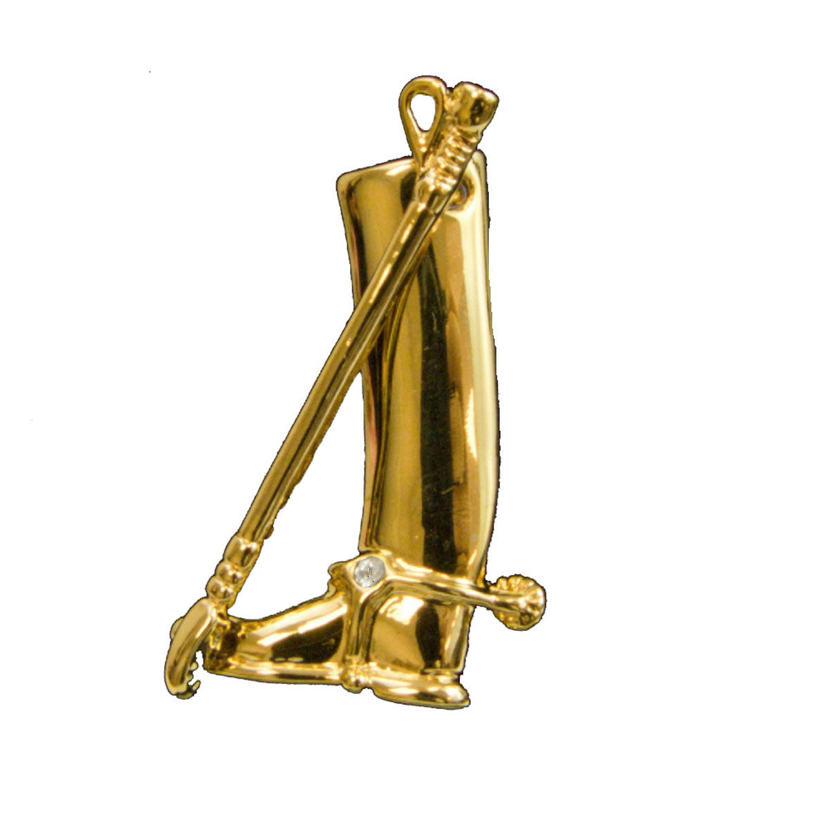 Exselle Riding Boot with Rhinestone Stock Pin