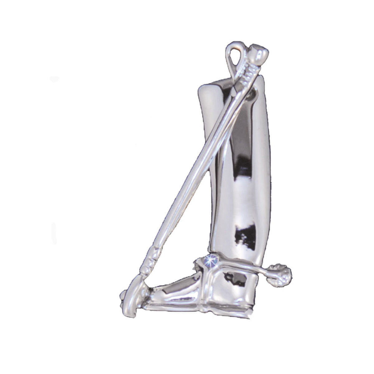 Exselle Riding Boot with Rhinestone Stock Pin