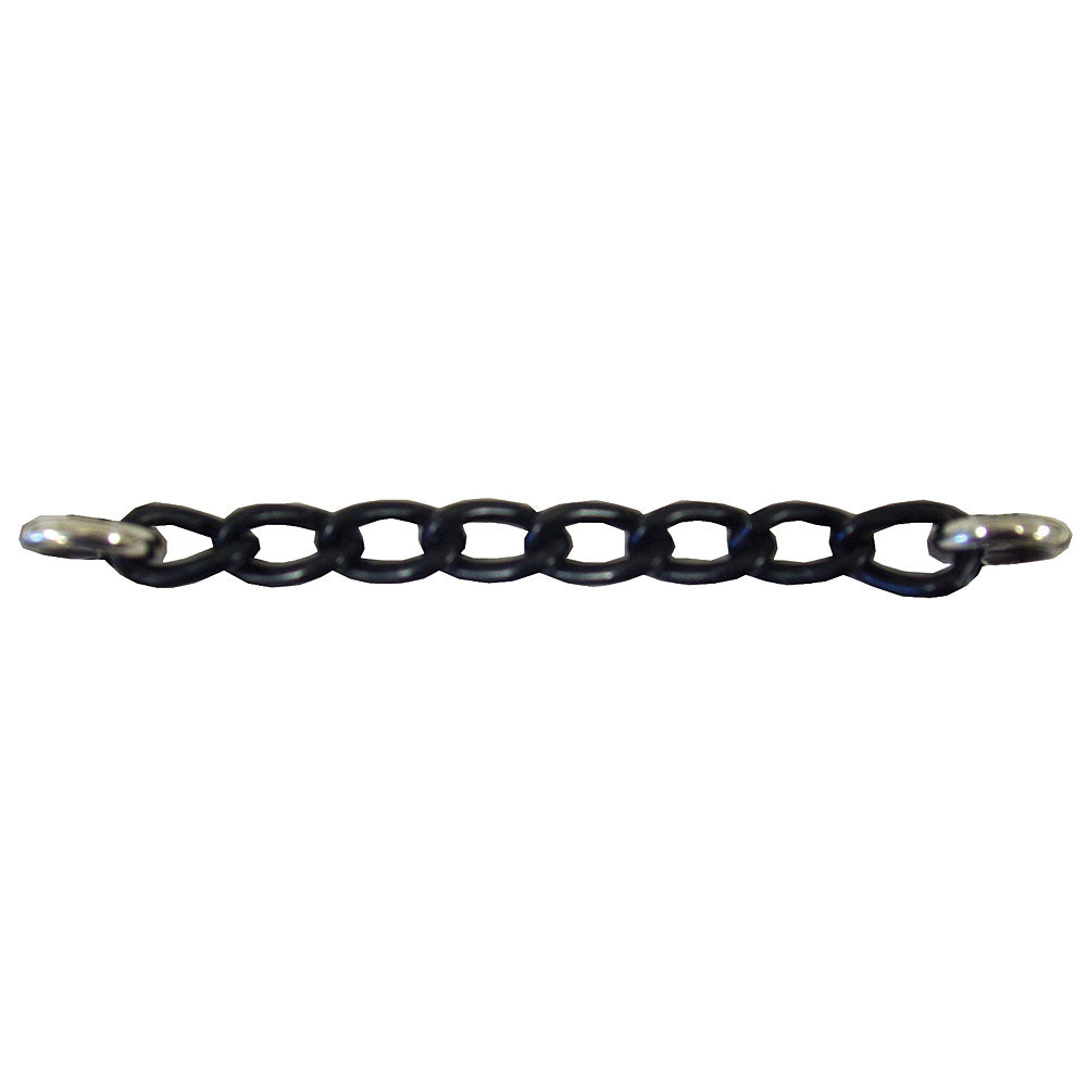 Interchangeable Black Iron Chain Mouth Bit 5"
