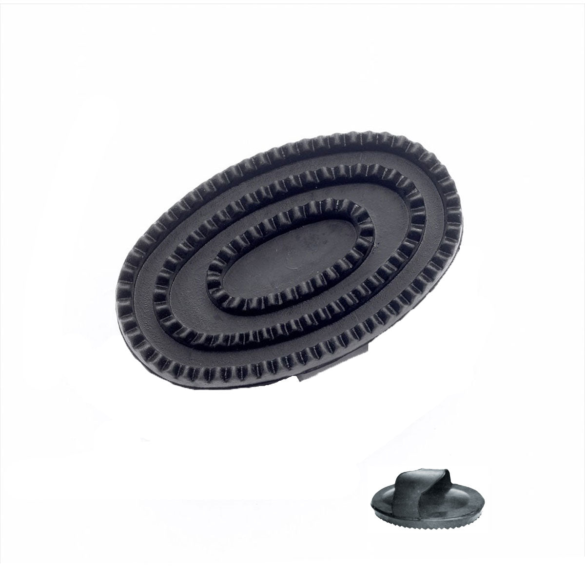 Large Rubber Horse Curry Comb